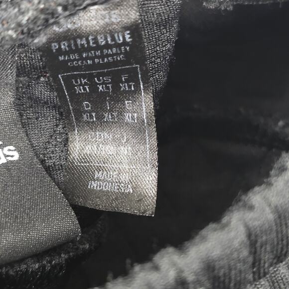 Adidas Pants Mens XLT Black Primeblue Parley Ocean Plastic Textured Zip Pockets - Picture 4 of 16